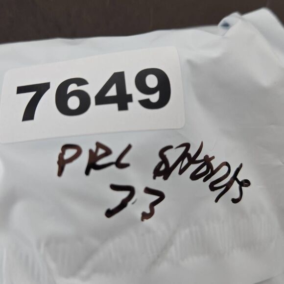 Vintage Polo Ralph Lauren Shorts Golf Pleated Seersucker 33 medium - Picture 12 of 12